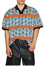 view 4 of 5 Gecko Jacquard Polo in Multi