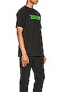view 2 of 4 Flipped Logo Tee in Black