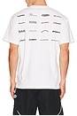 view 1 of 4 Wordmark T-Shirt in White