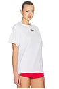 view 3 of 4 Wordmark T-Shirt in White