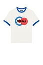 view 4 of 4 x Oasis 1996 Ringer Shirt in White