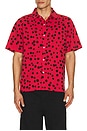 view 2 of 5 Bug Eye Button Up Shirt in Red