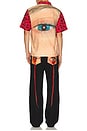 view 4 of 5 Bug Eye Button Up Shirt in Red