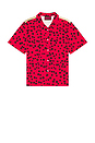 view 6 of 5 Bug Eye Button Up Shirt in Red