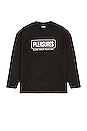 view 1 of 3 Fresno Knit Long Sleeve T-Shirt in Black