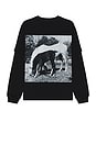 view 1 of 4 Horses Layered Long Sleeve Tee in Black