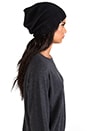 view 2 of 3 Extra Slouchy Knit Beanie in Black