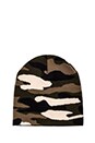 view 4 of 4 Extra Slouchy Camo Beanie in Green