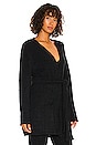 view 3 of 5 Cozy Knit Robe with Belt in Black