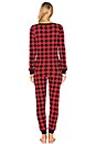 view 3 of 3 Thermal PJ Set in Red & Black Buffalo Plaid