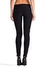 view 3 of 7 Aztec Tuxedo Stripe Legging in Black Aztec Stripe