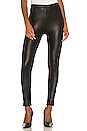 view 1 of 4 Fleece Lined Liquid Legging in Black