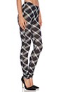view 2 of 3 LEGGINGS in Navy Plaid