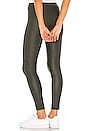 view 3 of 4 Fleece Lined Liquid Legging in Army