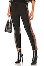 view 1 of 4 PANTALON FORME JOGGING in Black & Red & Green