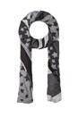 view 2 of 3 Stars & Stripes Scarf in Black/Heather