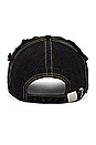 view 2 of 4 Alien Kiss Fraying Baseball Cap in Denims
