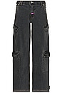 view 3 of 8 Marpi Cyclopes Jean in Black Wash