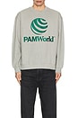 view 3 of 3 P.a.m. World Crew Neck Sweater in Grey Marle