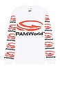 view 1 of 4 Pwpwpwpw Long Sleeve Tee in White
