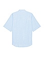 view 2 of 4 Cadence Boxy Short Sleeve Shirt in Blue Stripe