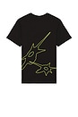 view 2 of 4 Cosmos Spike Tee in Black