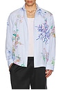 view 4 of 5 Fractal Stripe Shirt in Coco Star