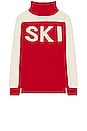 view 1 of 3 PM 3D Ski Turtleneck Sweater in Red