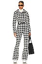 view 1 of 4 Star Suit One Piece in Black & Snow White Houndstooth