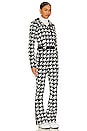 view 2 of 4 Star Suit One Piece in Black & Snow White Houndstooth