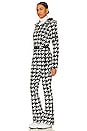 view 3 of 4 Star Suit One Piece in Black & Snow White Houndstooth