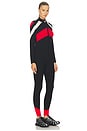 view 3 of 4 Tignes Jumpsuit in Black, White, & Red