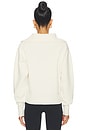 view 3 of 4 Half Zip Fleece Top in Nature White