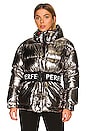 view 1 of 6 Over Size Parka II in Silver HP Foil
