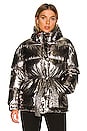 view 3 of 6 Over Size Parka II in Silver HP Foil