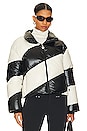 view 2 of 7 Super Mojo III Jacket in Black & Snow White Cire