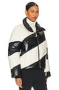 view 3 of 7 Super Mojo III Jacket in Black & Snow White Cire