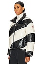 view 4 of 7 Super Mojo III Jacket in Black & Snow White Cire