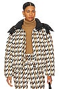 view 1 of 8 Moment Puffer II in Iconic Camel, Black, & White Houndstooth