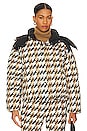 view 2 of 8 Moment Puffer II in Iconic Camel, Black, & White Houndstooth