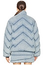 view 4 of 5 Denim Puffer Jacket in Light Denim