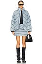 view 5 of 5 Denim Puffer Jacket in Light Denim