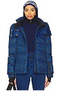 view 1 of 7 Candice Ski Parka in Black & True Indigo