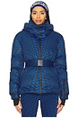 view 2 of 7 Candice Ski Parka in Black & True Indigo