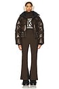 view 4 of 4 Auretta Ski Jacket in Chocolate