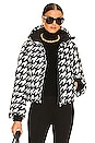 view 1 of 5 BLOUSON POLAR in Houndstooth Black & Snow White