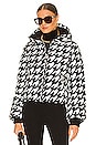 view 2 of 5 CHAQUETA POLAR in Houndstooth Black & Snow White