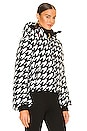 view 3 of 5 BLOUSON POLAR in Houndstooth Black & Snow White