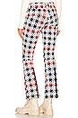 view 3 of 4 Aurora Flare Pant in Star Gingham Snow White