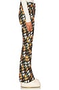 view 3 of 6 Aurora High Waist Ski Pant in Green Scratch Houndstooth